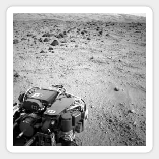 Lower slopes of Mount Sharp, Navigation Camera of NASA Mars rover Curiosity Sticker